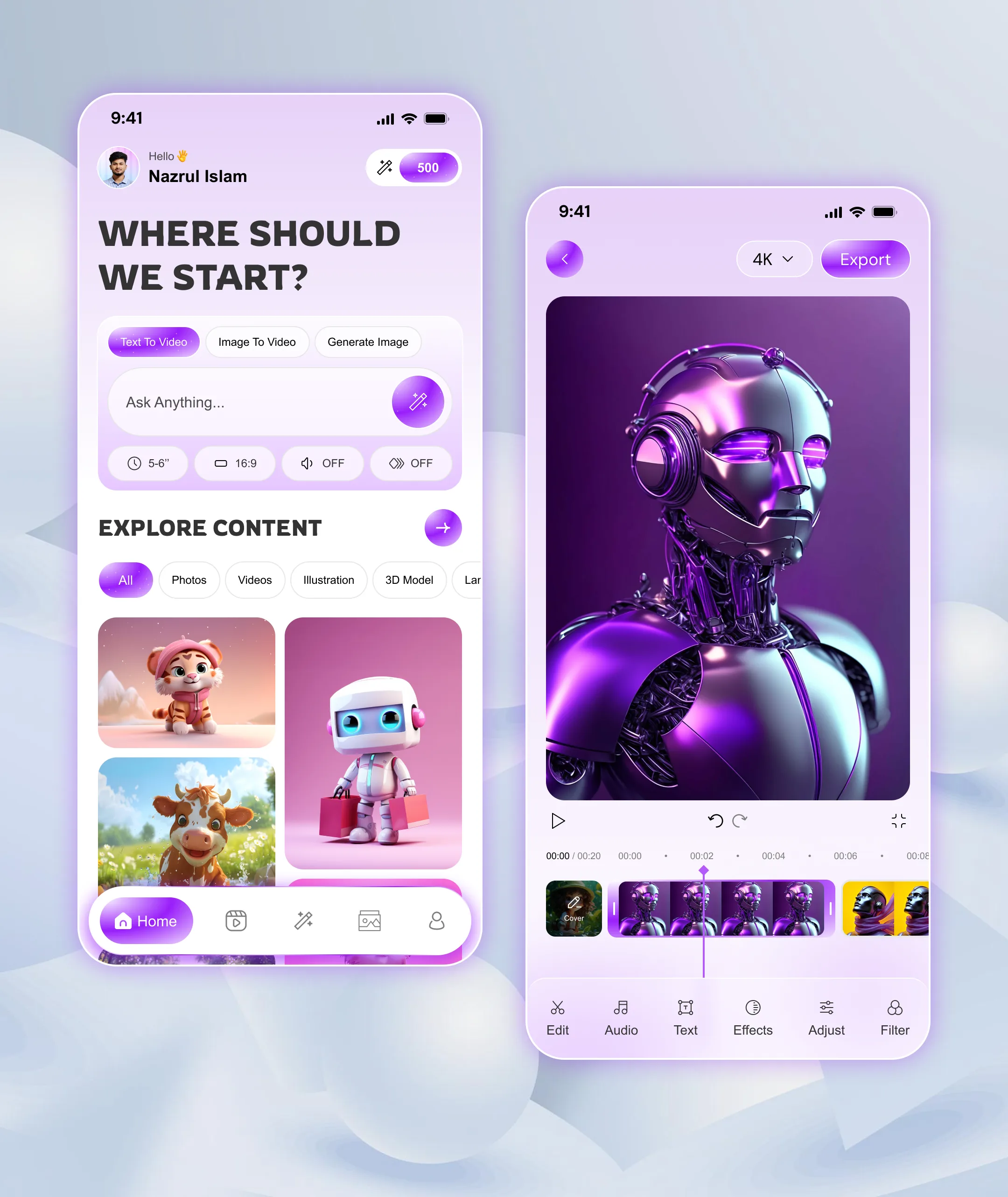 AI Content Generation App