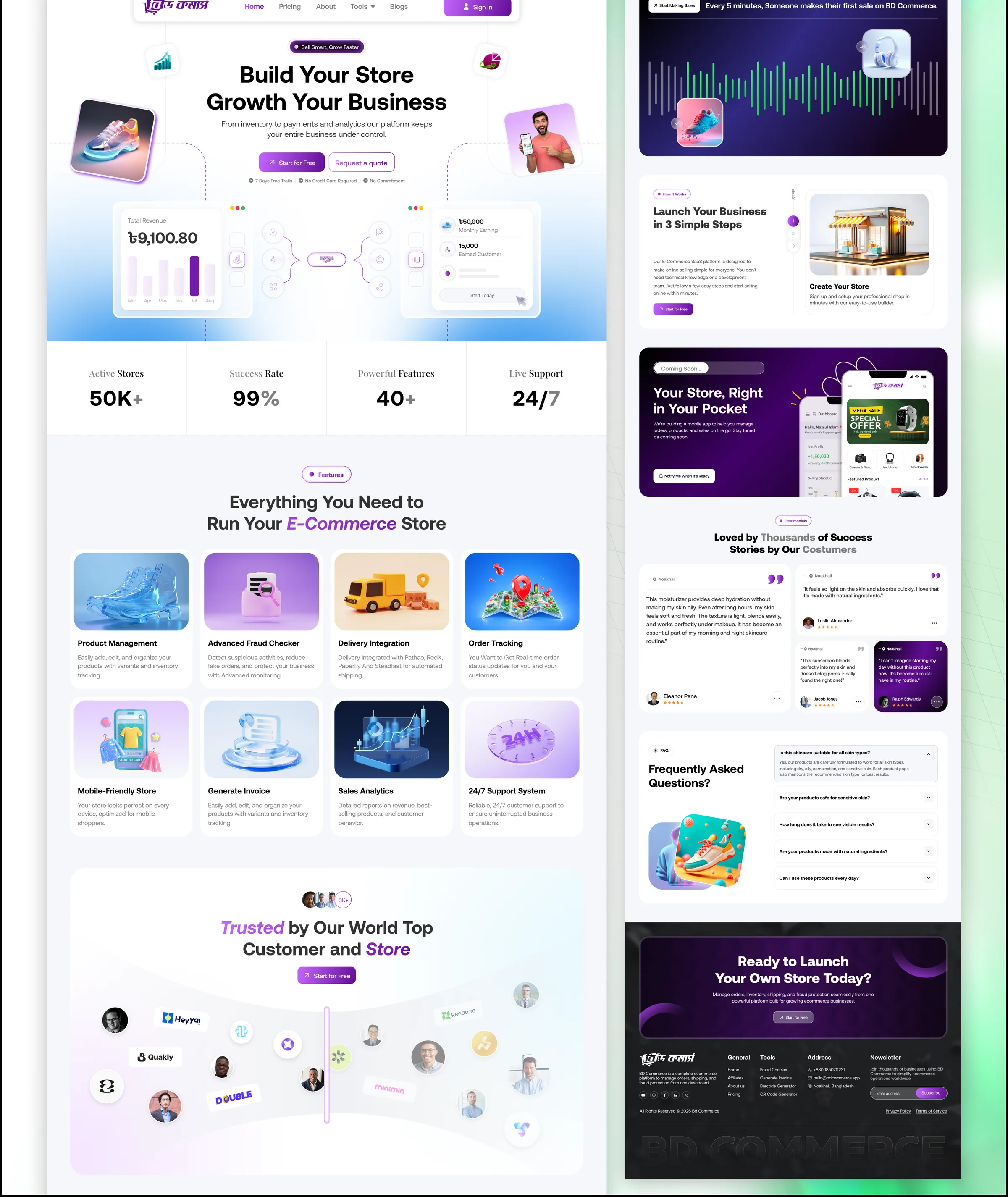 Fieldstone Commerce: e-commerce SaaS platform