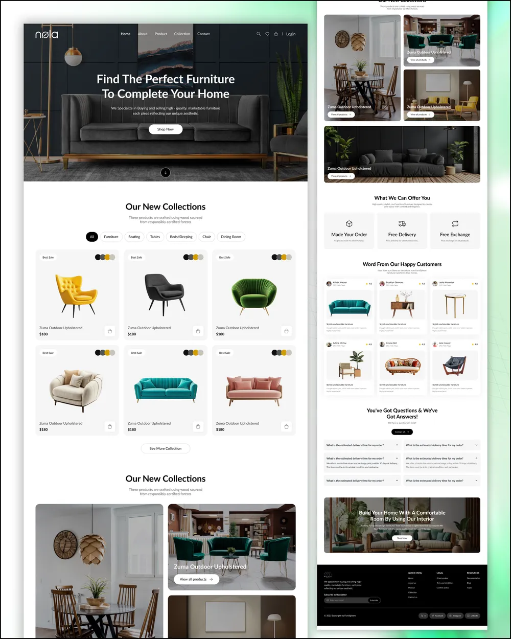 Kettletown Supply Co.: furniture e-commerce storefront